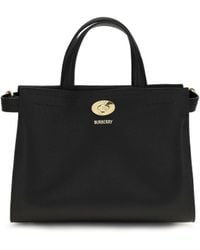 Burberry - Mini Cotswolds Check Top Handle Bag - Lyst