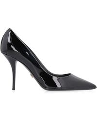 Dolce & Gabbana - Patent Leather Pointy-toe Pumps - Lyst