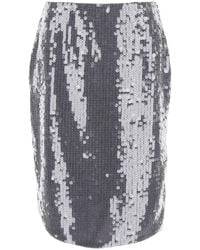 ROTATE BIRGER CHRISTENSEN - Skirt With All-Over Sequins - Lyst