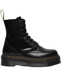 Dr. Martens - Jadon Polished Smooth Combat Boots - Lyst