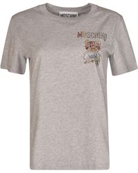 Moschino - Embellished Bear T-Shirt - Lyst