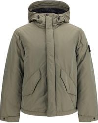 Stone Island - Padded Micro Twill Jacket - Lyst