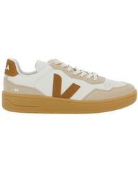 Veja - Sneaker With Side Logo And Perforated Toe - Lyst