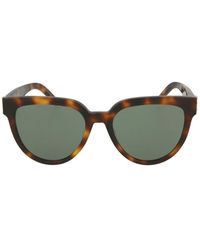 Saint Laurent - Sunglasses Round Full Rim, Shiny Frame And Lens Slm28003 - Lyst