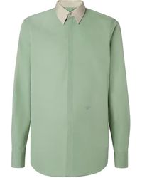 Fendi - Contrast Collar Shirt - Lyst