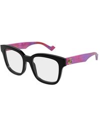 Gucci - Eyeglasses Square Full Rim, -Colored Havana Frame And Clear Demo Lens Gg0958O016 Sunglasses - Lyst