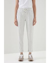 Brunello Cucinelli - Light Cotton Blend Trousers - Lyst