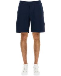 Alexander McQueen - Bermuda Shorts With Selvedge Logo Band - Lyst