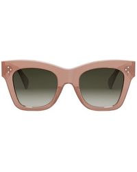 Celine - 50mm Square Cat Eye Sunglasses - Lyst