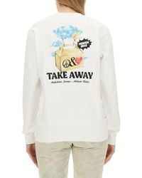 Moschino - Sweatshirt With Logo Cotton Sweatshirts - Lyst