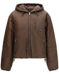 Miu Miu - Recycled Polyamide Full-Length Jacket Clothing - Lyst