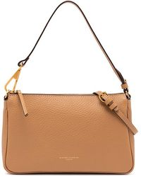 Gianni Chiarini - Brooke Maxi Nude Clutch Bag With Shoulder Strap - Lyst