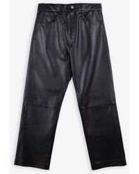sunflower - Loose Leather Leather Loose Pant - Lyst