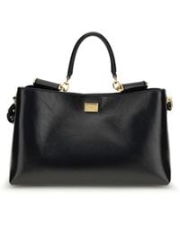 Dolce & Gabbana - Vittoria Medium Handbag Calf Leather Bos Taurus Shoulder Bags - Lyst