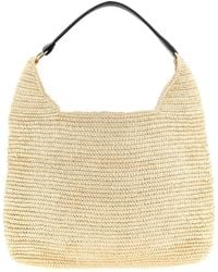 Maison Michel - Cristiana Shoulder Bag Raffia - Lyst