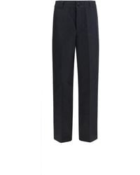 Prada - Technical Wide-Leg Pants - Lyst