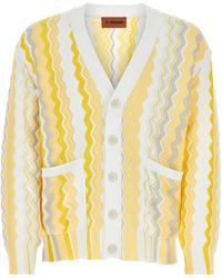 Missoni - Embroidered Cotton Blend Cardigan - Lyst