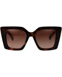 Gucci - Havana-Havana- Acetate Sunglasses - Lyst