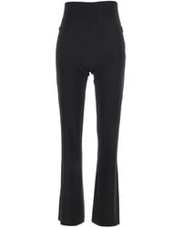 Norma Kamali - Boot Pants Tech Fabric Polyester Trousers - Lyst