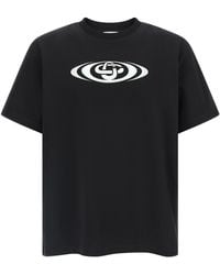 CASABLANCA - 'Warped Logo' T-Shirt - Lyst