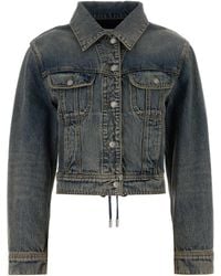 McQueen - Denim Jacket - Lyst