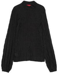 Thelatest - Dalila Textured Blouse - Lyst
