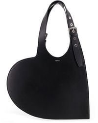 Coperni - Belt Heart Tote Leather Shoulder Bag - Lyst