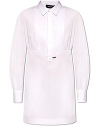 DSquared² - Long-Sleeved Shirt Dress - Lyst