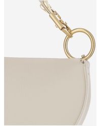 Burberry - Knight Arc Bag Calf Grain Leather Shoulder - Lyst