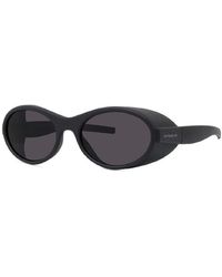 Givenchy - Sunglasses Oval Full Rim, Matte Frame And Lens Gv40065I02A - Lyst
