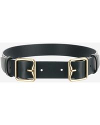Burberry - Double Leather B Buckle Belt - Lyst