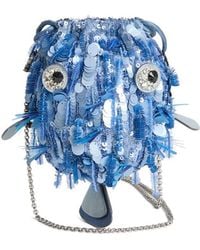Anya Hindmarch - Sequin-Embellished Blowfish Cross Body Bag - Lyst