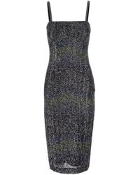 Missoni - Midi Dress Zigzag Sequin Polyamide - Lyst