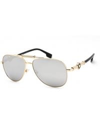 Versace - Versace 0Ve2236 Aviator Metal Sunglasses - Lyst