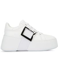 Roger Vivier - Viv Skate High Abs Met Sneakers - Lyst