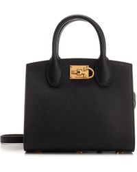 Ferragamo - The Studio Box Mini Handbag - Lyst