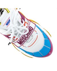 womens moschino teddy trainers