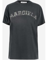 Maison Margiela - Cotton T-Shirt With Logo - Lyst