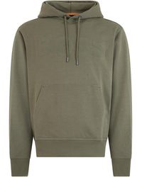 BOSS - Cotton Hoodie Jumpers - Lyst