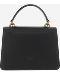 Pinko - Love One Mini Light Bag Leather Shoulder - Lyst