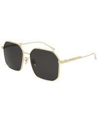 Bottega Veneta - Sunglasses Square Full Rim, Frame And Lens Bv1108Sa001 Default Title - Lyst