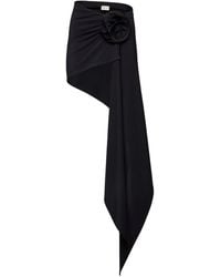 Magda Butrym - Asymmetric Swim Skirt Fabric Blend - Lyst