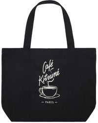 Maison Kitsuné - Cafe Kitsune Coffee Cup Tote Bag - Lyst