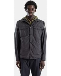 Moncler - 3-In-1 Shirt-Jacket Nylon With Removable Khaki Vest Chirano - Lyst