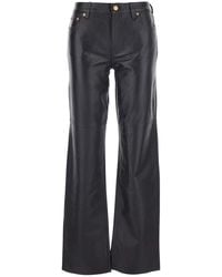 MICHAEL Michael Kors - Pants With Leather Belt Loops - Lyst