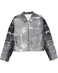 Purple Brand - Carpenter Palms Patterned Zip Jacket - Lyst