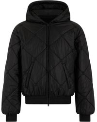 Celine - Padded Jacket With Hood - Lyst