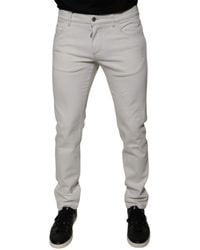 Dolce & Gabbana - Cotton Stretch Skinny Denim Jeans Co+02 Clothing - Lyst