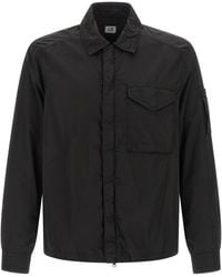 C.P. Company - Overshirt Chrome-R - Lyst
