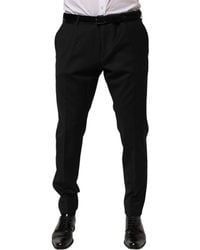 Dolce & Gabbana - Wool Formal Dress Trouser Pants 02+Pl+Se+Wv - Lyst